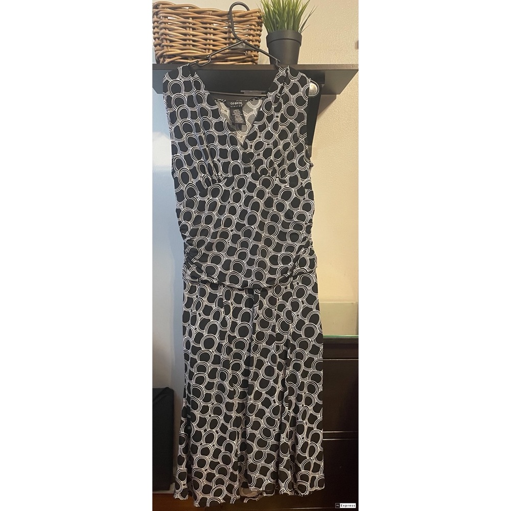 Flare V-Neck Sleeveless Dress